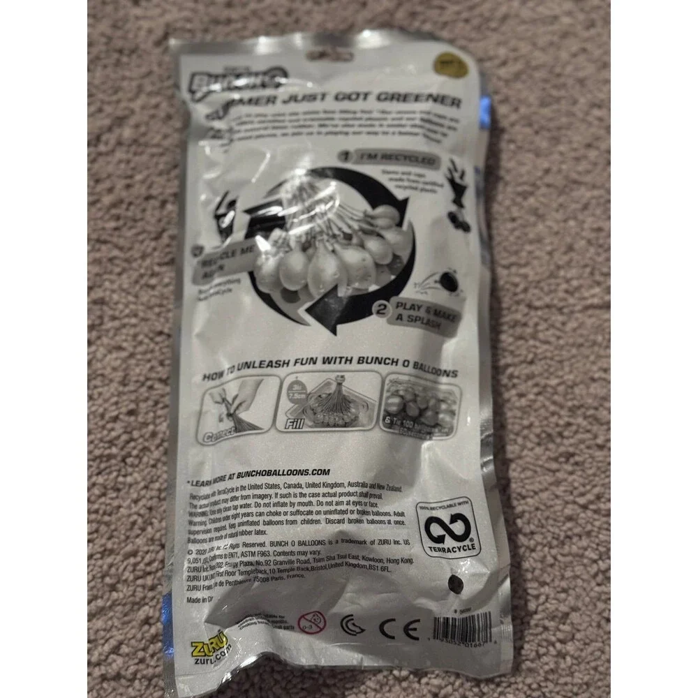 ZURU Bunch O Balloons ZURU Bunch O Balloons 100 Water Balloons Fill & Tie 60 Sec
